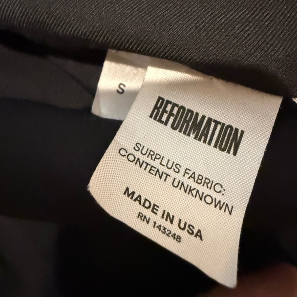 Reformation Grey Long Blazer - Picture 4 of 6